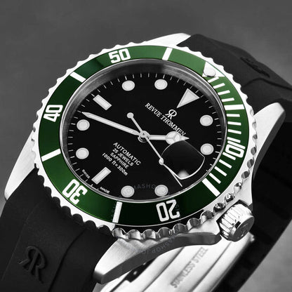 Revue Thommen, Diver Automatic Black Dial Men's Watch