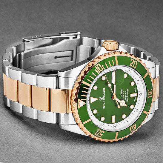 Revue Thommen, Diver Automatic Green Dial Men's Watch