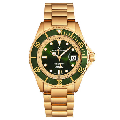 Revue Thommen, Diver Automatic Green Dial Men's Watch