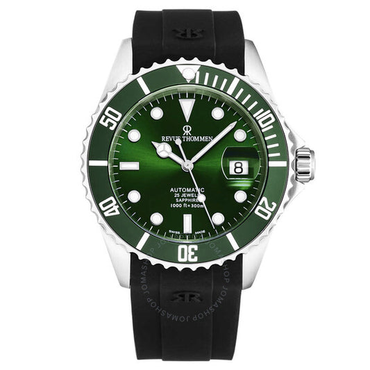 Revue Thommen, Diver Automatic Green Dial Men's Watch