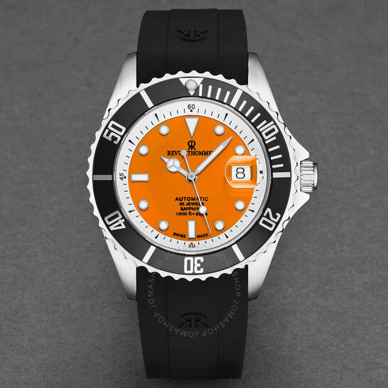 Revue Thommen, Diver Automatic Orange Dial Men's Watch