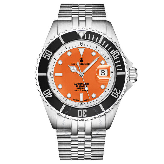 Revue Thommen, Diver Automatic Orange Dial Men's Watch