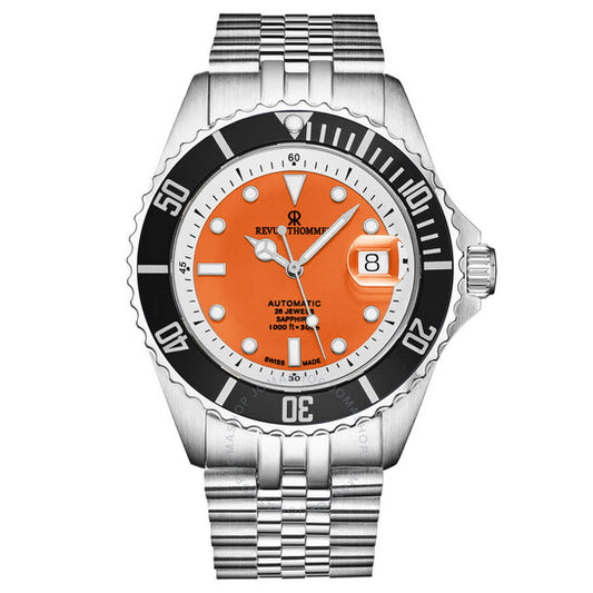 Revue Thommen, Diver Automatic Orange Dial Men's Watch