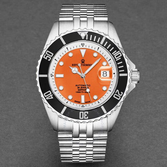Revue Thommen, Diver Automatic Orange Dial Men's Watch