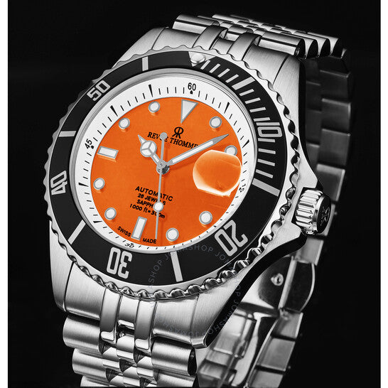 Revue Thommen, Diver Automatic Orange Dial Men's Watch