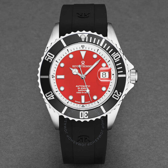 Revue Thommen, Diver Automatic Red Dial Men's Watch