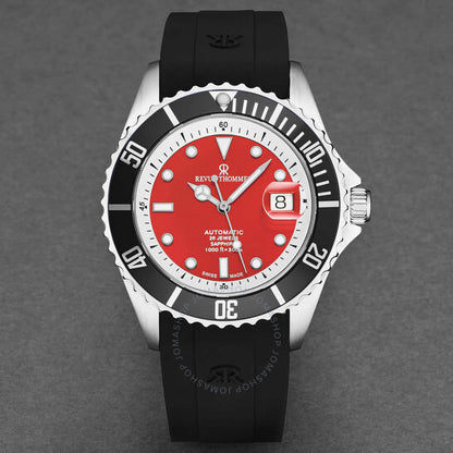 Revue Thommen, Diver Automatic Red Dial Men's Watch