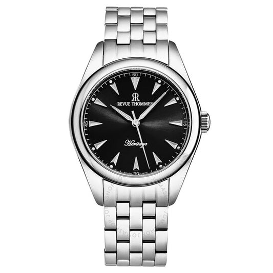 Revue Thommen, Heritage Automatic Black Dial Men's Watch