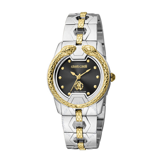 Roberto Cavalli, Fashion Watch Quartz Black Dial Ladies Watch