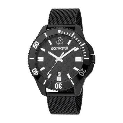 Roberto Cavalli, Fashion Watch Quartz Black Dial Men's Watch
