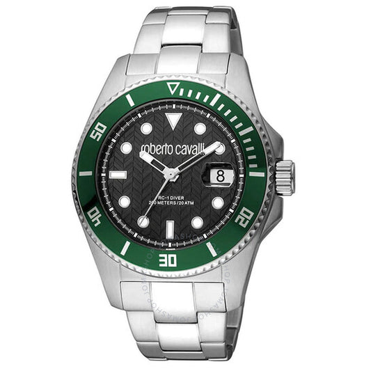 Roberto Cavalli, Fashion Watch Quartz Black Dial Men's Watch