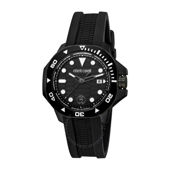 Roberto Cavalli, Fashion Watch Quartz Black Dial Men's Watch