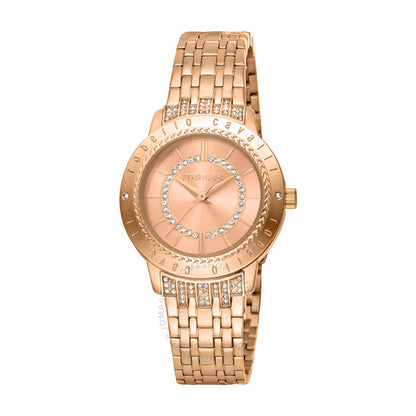 Roberto Cavalli, Fashion Watch Quartz Rose Gold Dial Ladies Watch
