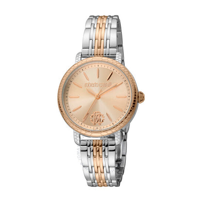 Roberto Cavalli, Fashion Watch Quartz Rose Gold Dial Ladies Watch