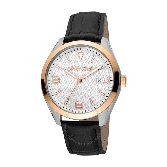 Roberto Cavalli, Fashion Watch Quartz Silver Dial Men's Watch