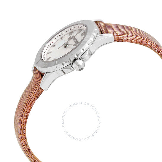 ساعة روبرتو كافالي النسائية، كوارتز، مينا بيضاء