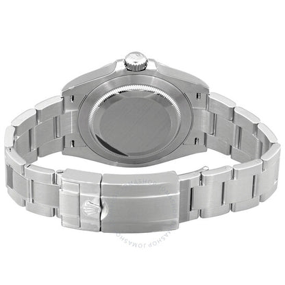 ساعة رولكس إير كينج أوتوماتيك للرجال بمينا أسود