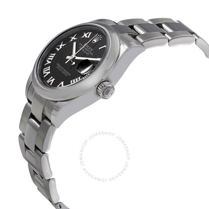 ساعة رولكس ديت جست 31 أوتوماتيكية بمينا أسود للسيدات