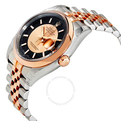 Rolex, Datejust Black and Champagne Dial Automatic Men's Watch