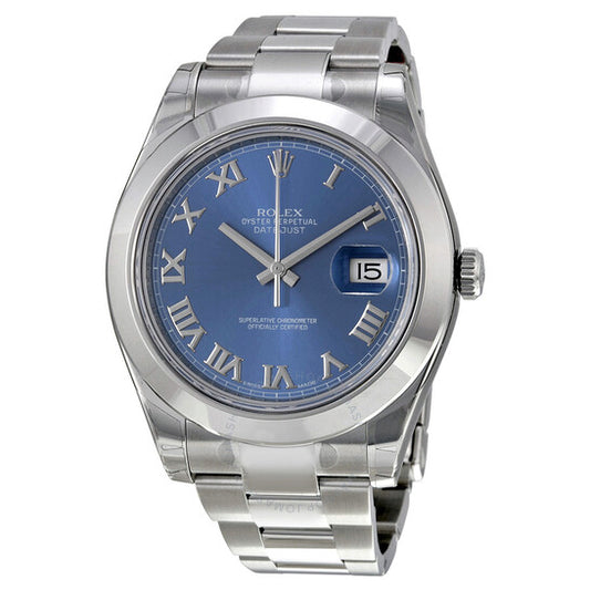 Rolex, Datejust II Blue Dial Stainless Steel Oyster Bracelet Automatic Men's Watch