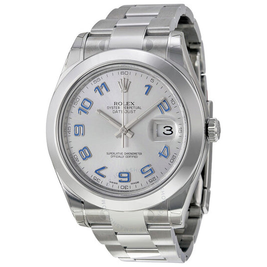 Rolex, Datejust II Rhodium Dial Stainless Steel Oyster Bracelet Automatic Men's Watch