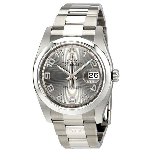 Rolex, Datejust Rhodium Concentric Dial Stainless Steel Men's Watch