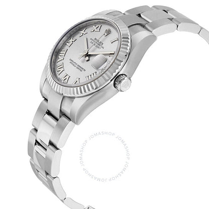 Rolex, Datejust Rhodium Dial Stainless Steel Oyster Ladies Watch