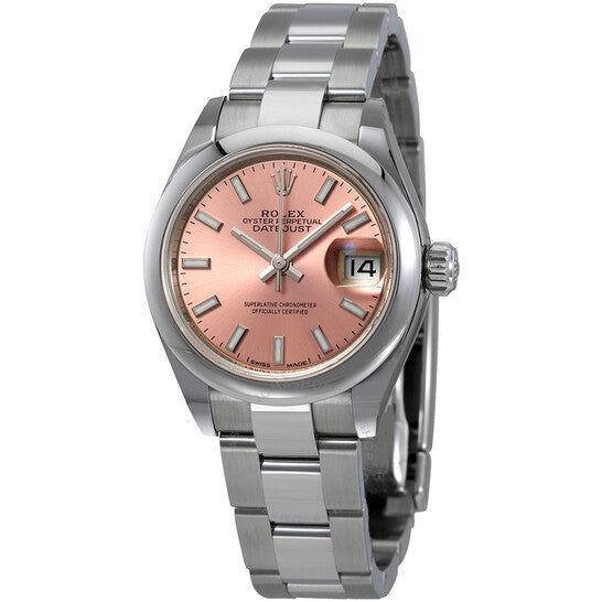 Rolex, Lady Datejust Automatic Pink Dial Ladies Oyster Watch