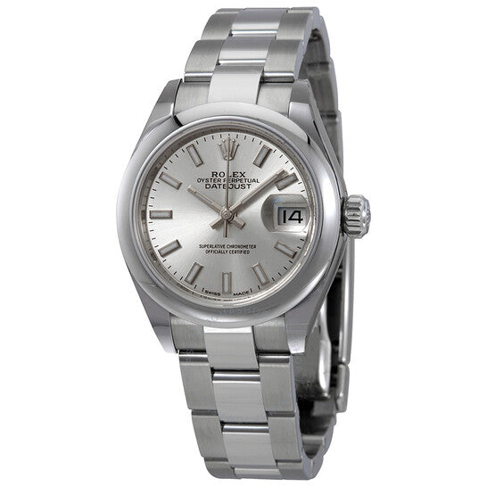 Rolex, Lady Datejust Automatic Silver Dial Ladies Oyster Watch