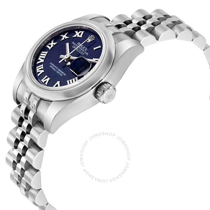 ساعة رولكس ليدي ديت جست جوبيلي أوتوماتيكية بمينا أزرق