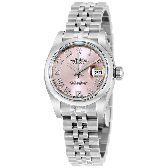 ساعة رولكس ليدي ديت جست جوبيلي أوتوماتيكية بمينا وردي