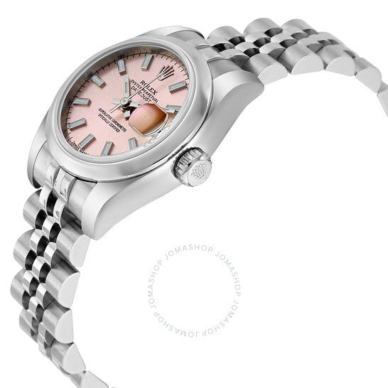 Rolex, Lady Datejust Pink Roman Dial Jubilee Automatic Watch