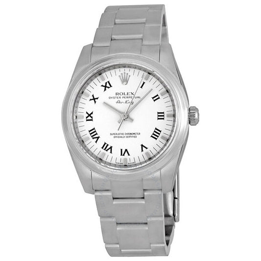 Rolex, Oyster Perpetual Air-King White Dial Stainless Steel Bracelet Automatic Men's Watch