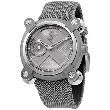 رومان جيروم، ساعة مون إنفيدر أوتوماتيكية للرجال بمينا فضي