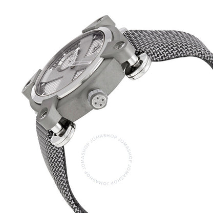 رومان جيروم، ساعة مون إنفيدر أوتوماتيكية للرجال بمينا فضي