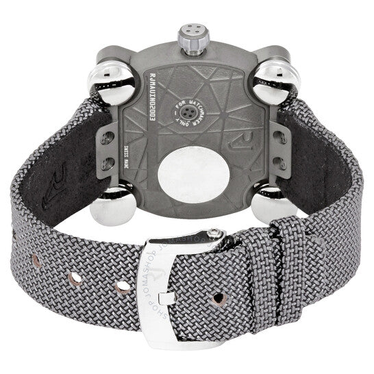 رومان جيروم، ساعة مون إنفيدر أوتوماتيكية للرجال بمينا فضي