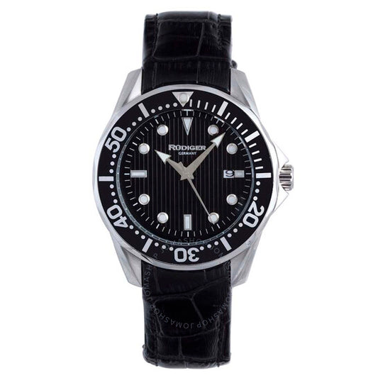 Rudiger, Chemnitz Black Dial Men's Watch