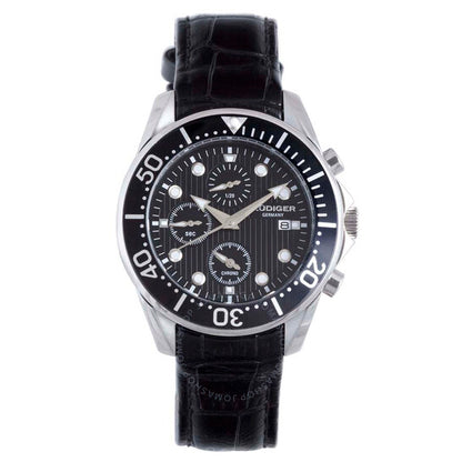Rudiger, Chemnitz Chronograph Black Dial Men's Watch