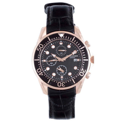 ساعة روديجر، كيمنتس كرونوغراف للرجال بمينا سوداء