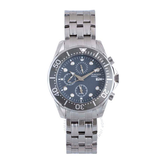 ساعة روديجر، كمنيتز كرونوغراف للرجال بمينا زرقاء