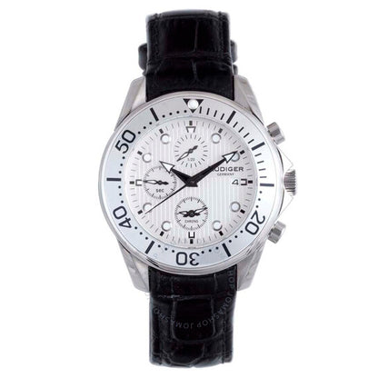Rudiger, Chemnitz Chronograph White Dial Men's Watch