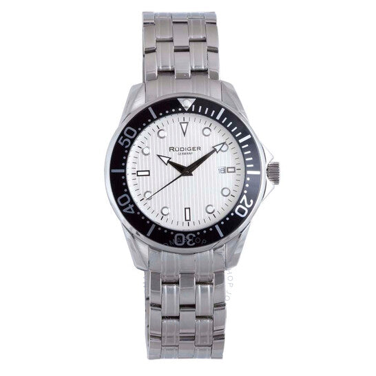 Rudiger, Chemnitz White Dial Men's Watch