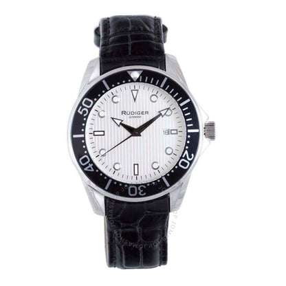 Rudiger, Chemnitz White Dial Men's Watch