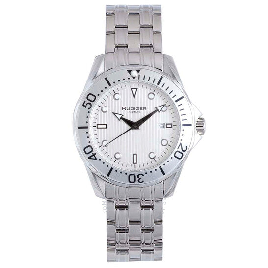Rudiger, Chemnitz White Dial Men's Watch