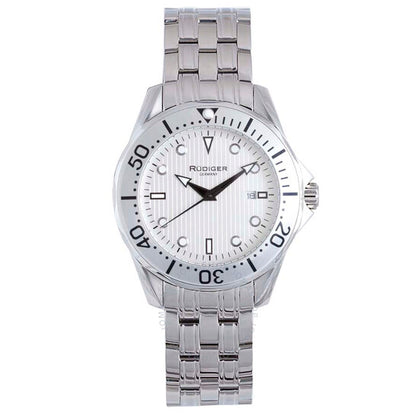 Rudiger, Chemnitz White Dial Men's Watch