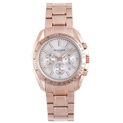 ساعة روديجر دريسدن للرجال بمينا فضي