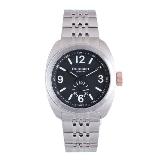 Rudiger, Siegen Black Dial Men's Watch