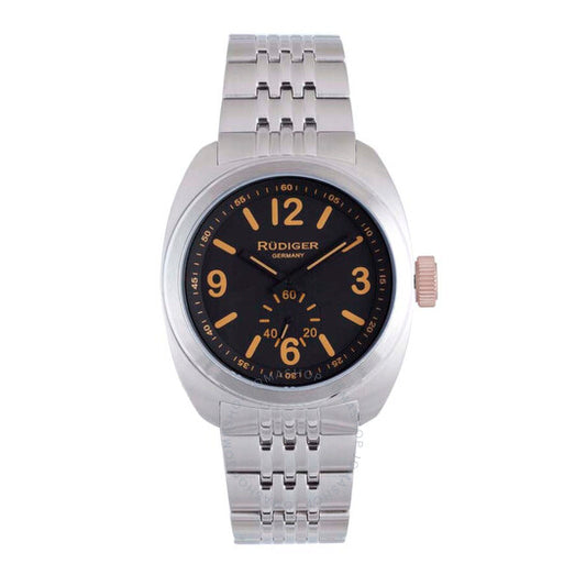 Rudiger, Siegen Black Dial Men's Watch