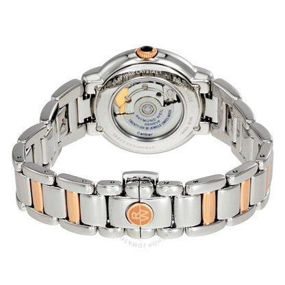 Raymond Weil, Jasmine Automatic Silver Dial Two-tone Ladies Watch