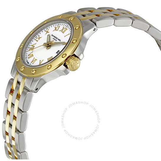 Raymond Weil, Tango White Dial Two-tone Ladies Watch